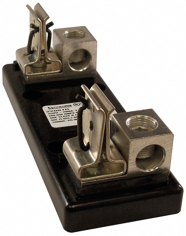 Fuse Holder, 200A AC, 250V, 1 Pole, Molded