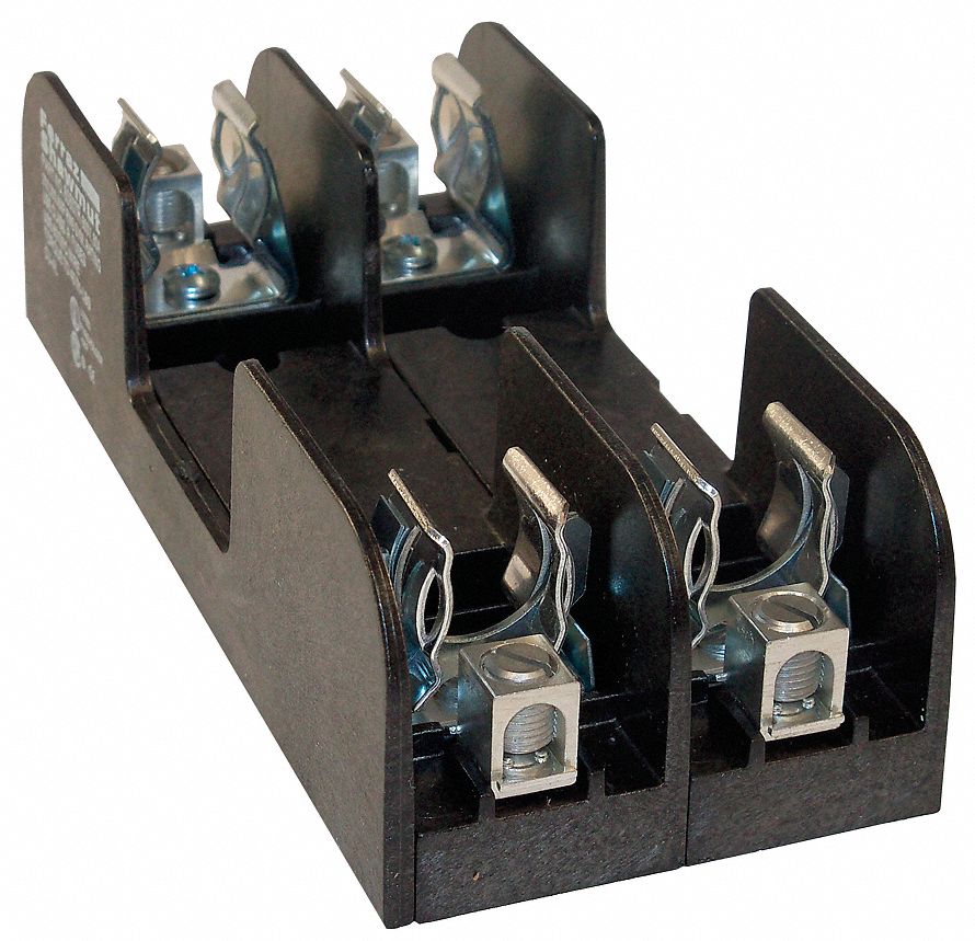 Fuse Holder, 60A AC, 600V, 2 Pole, Molded