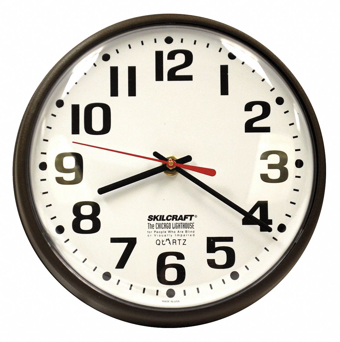 Wall Clock, Electric w 5' UL Rated Cord