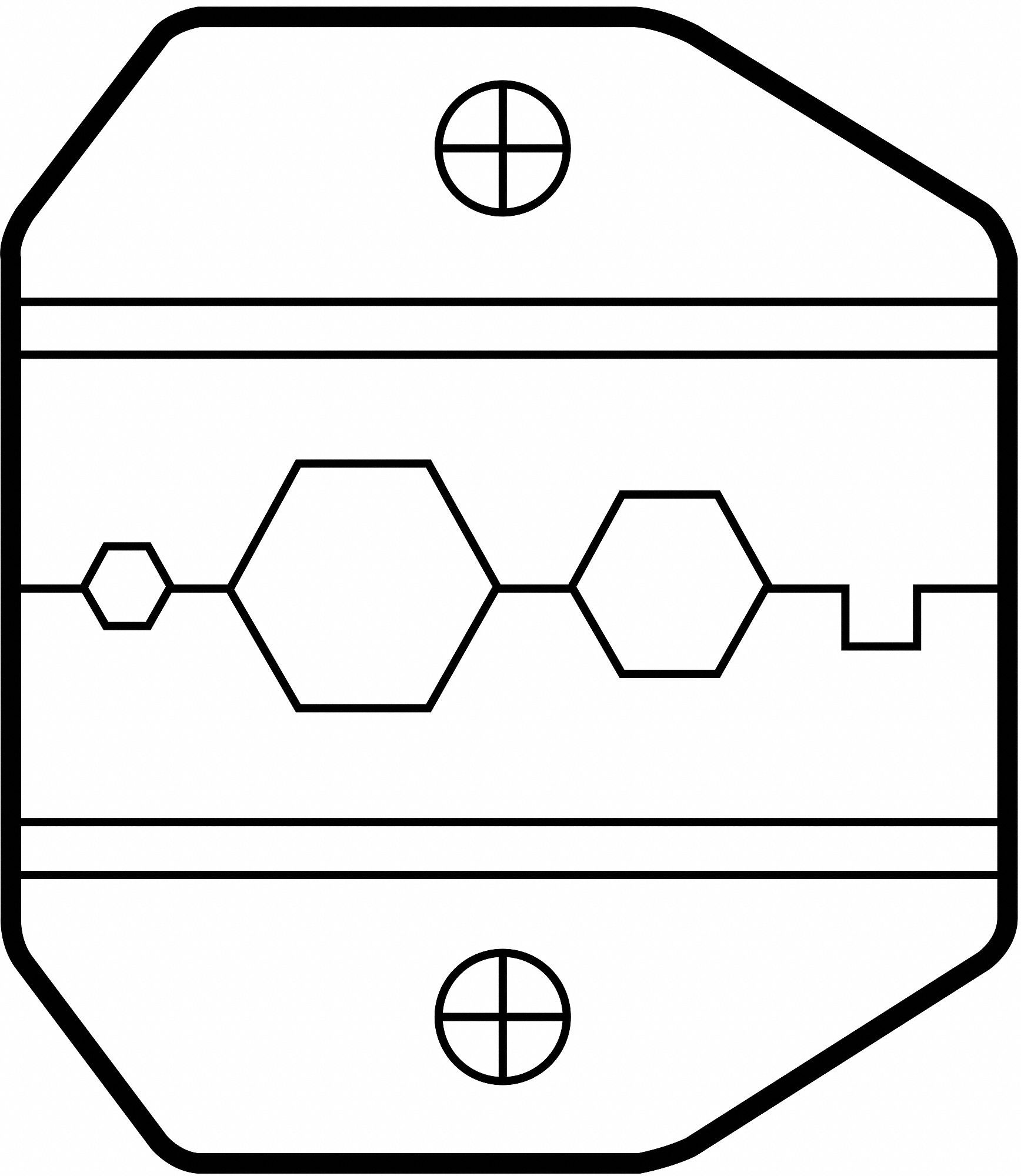 Replacement Die, For BNC (RG58, 59, 62)