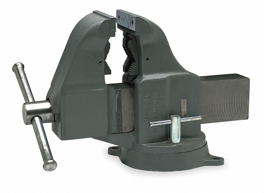 Pipe/Bench Vise, 6 In W, 10 In Opening