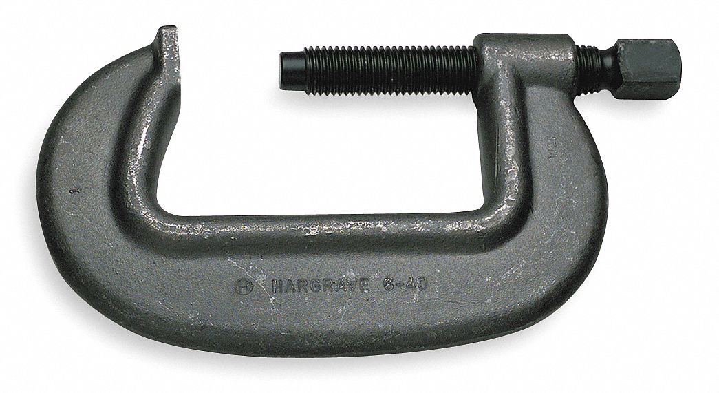 C-Clamp, Extra Heavy Duty, 4 1/2 In