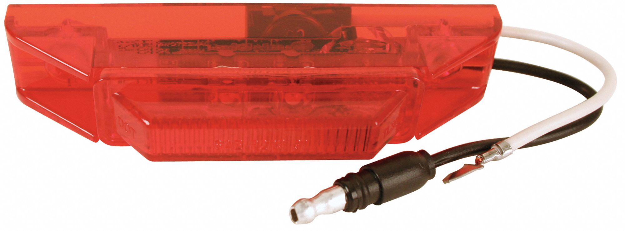 Marker/Clearance Lamp, Rectangle, Red, PK 2
