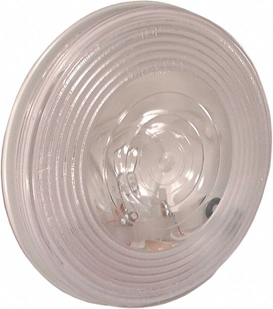 Back Up Lamp, Round, Clear