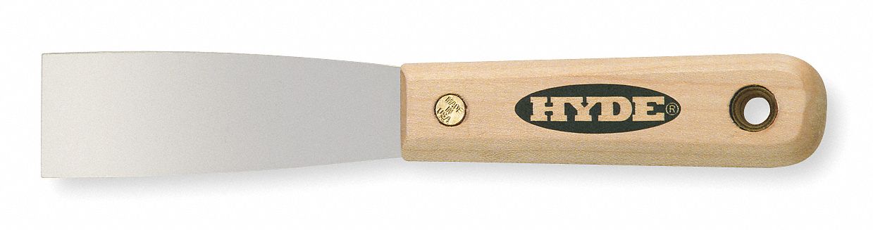 Putty Knife, Flexible, 1 1/4 Inches, Wood