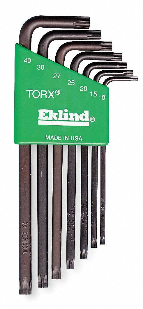 Torx Key Set, T10 - T40, L-Shaped, Long