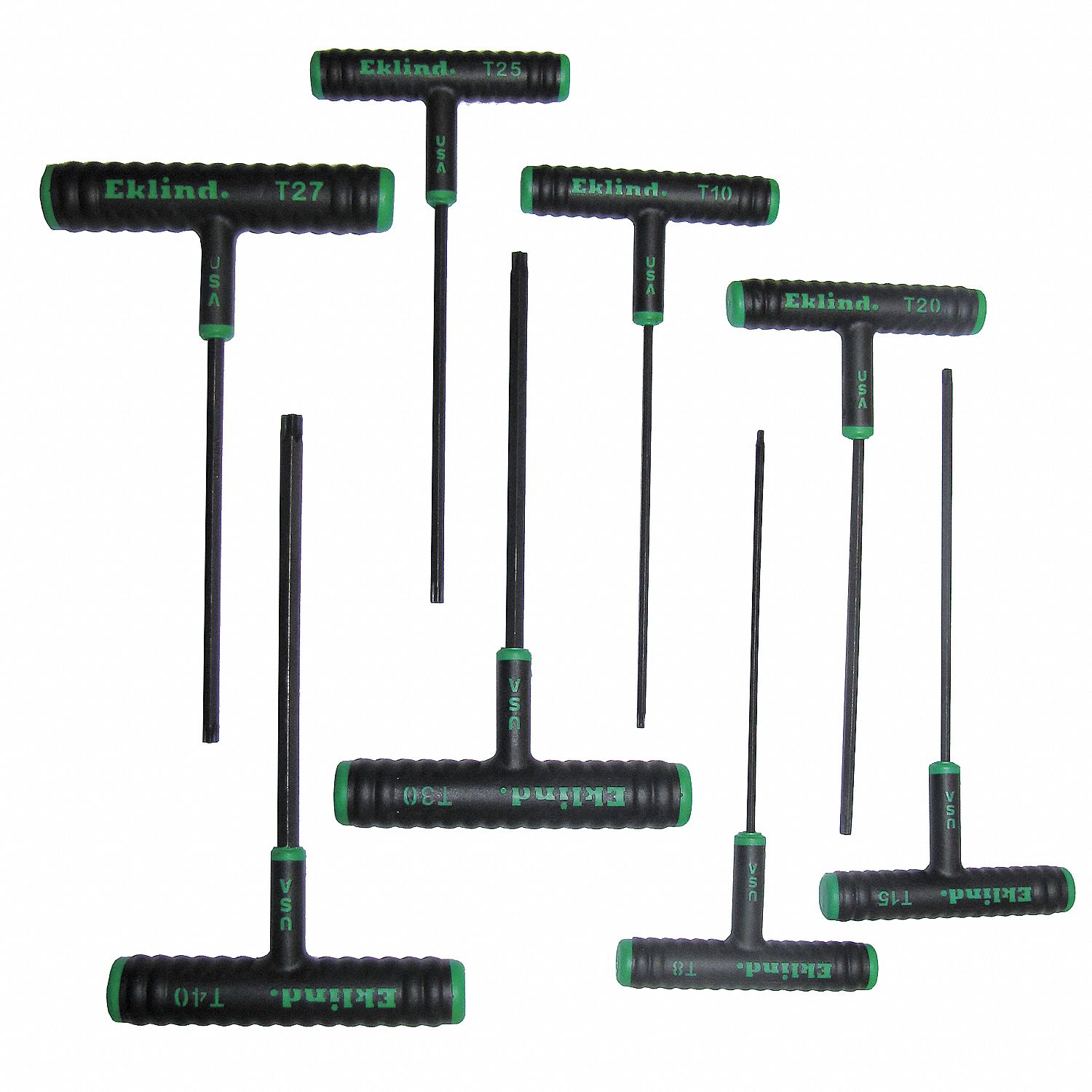 Torx Key Set, T8 - T40, T-Handle, Short