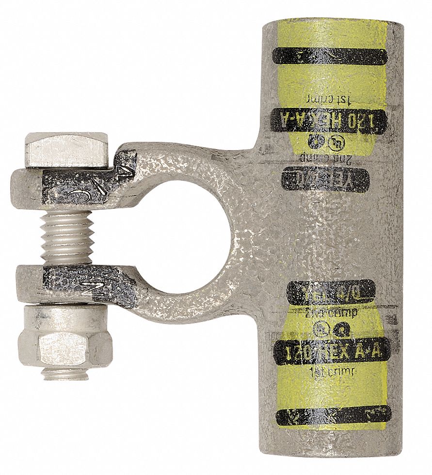 Wire Term, Neg, Crimp, 4/0 AWG, PK10