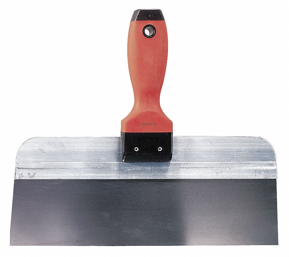 Taping Knife, 12 x 3 In, SS, Soft Handle