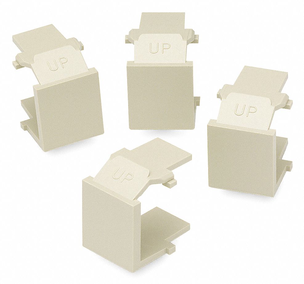 Snap-In Blank Module, Almond