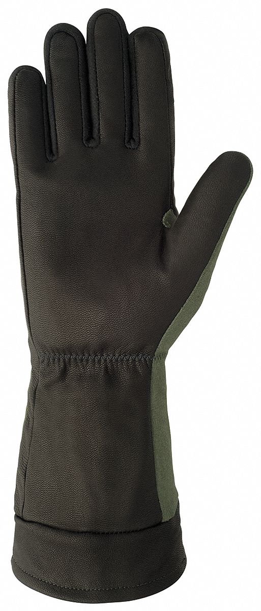 Fire Retardant Gloves, L, Sage Green, PR