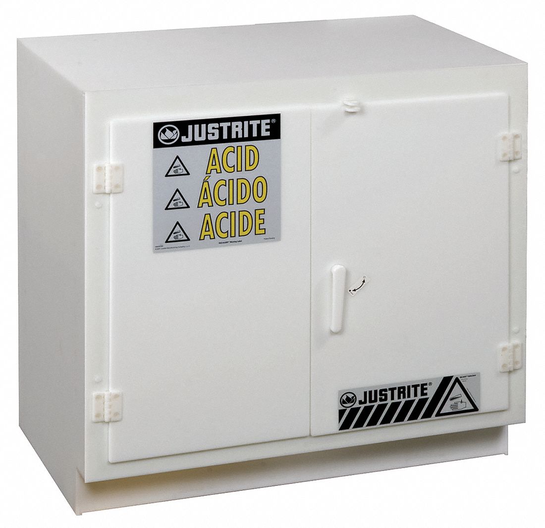 Acid Safety Cabinet, 35-3/4 In. H