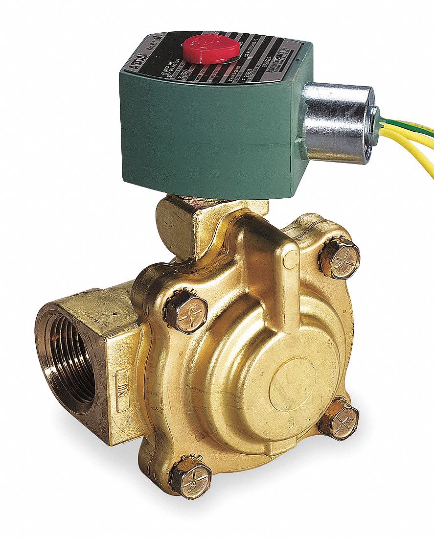 Solenoid Valve, Steam/Hot Water, 1 In