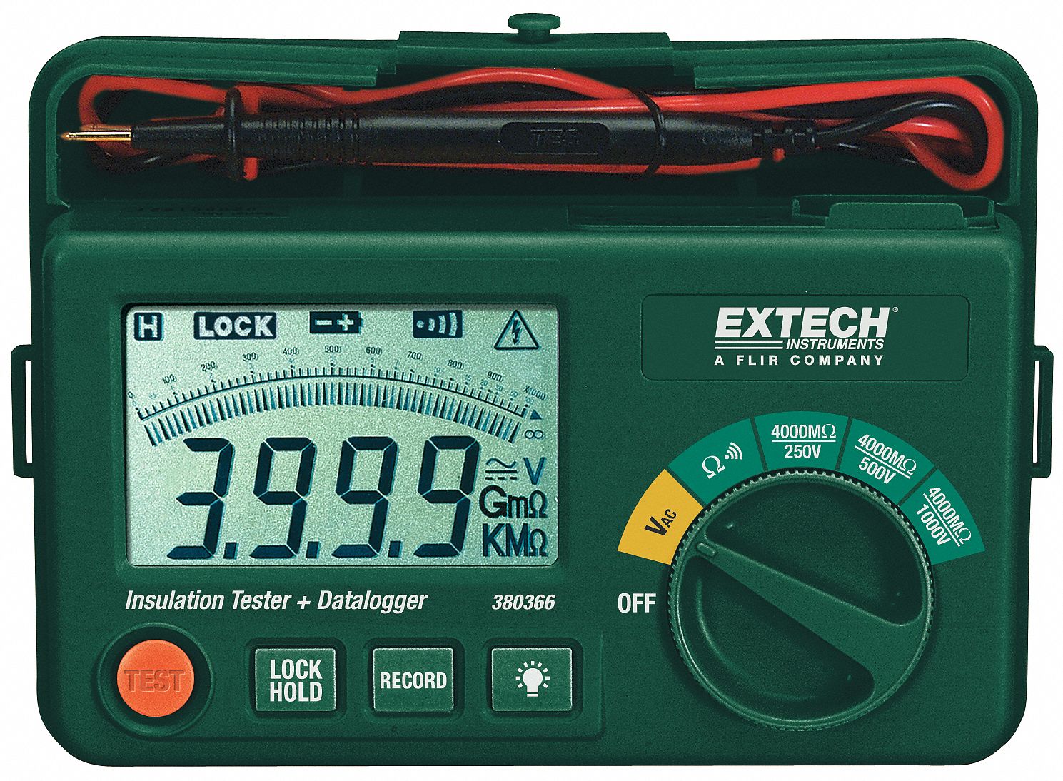 Insulation Tester, 1K to 4000M Ohms