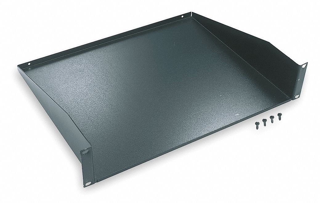 Shelf, Perforated, Black