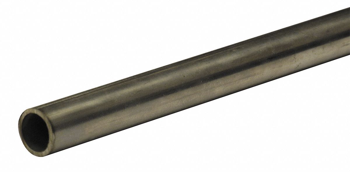 Tubing, Seamless, 3/8 In OD, 6 Ft, 4110 PSI
