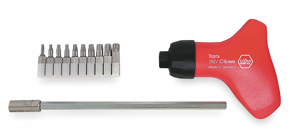 Ratchet Bit Set, Tamperproof, 12 Pc
