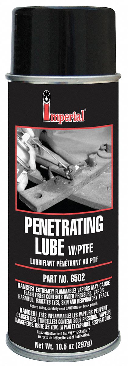Penetrating Lube with PTFE, 10.5 oz, PK 6