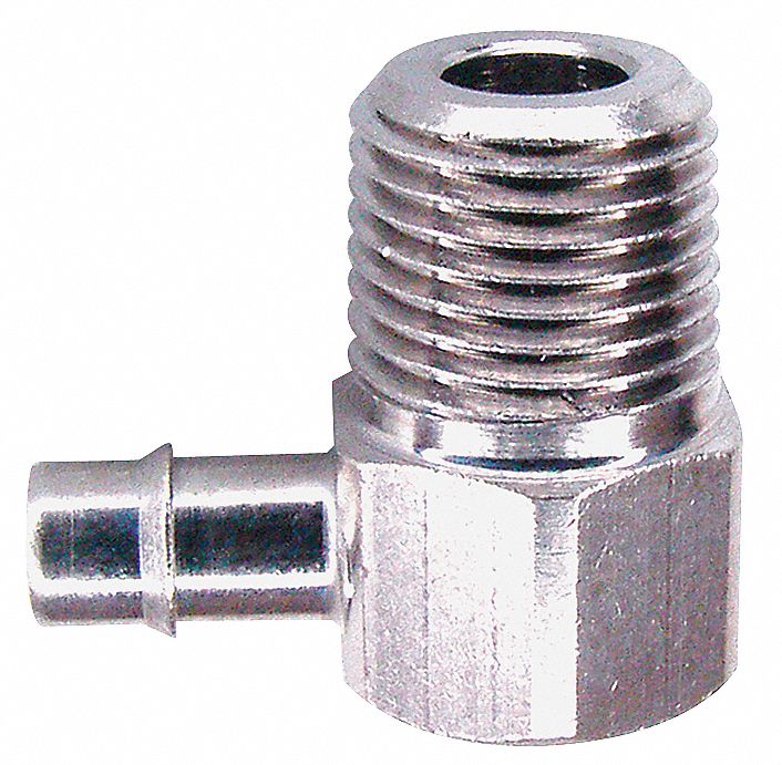 Male 90Deg Elbow, 1/4 x 0.170 In, 303 SS