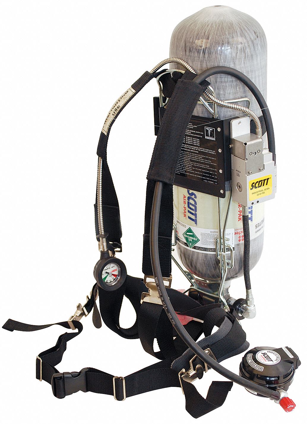 Industrial SCBA, Carbon Fiber, 60 min.