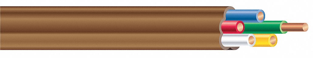 Cable, Thermostat, Brown, 250Ft