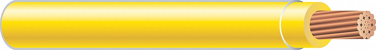 Wire, Building, Strd, 12AWG, MTW, Ylw, 500Ft