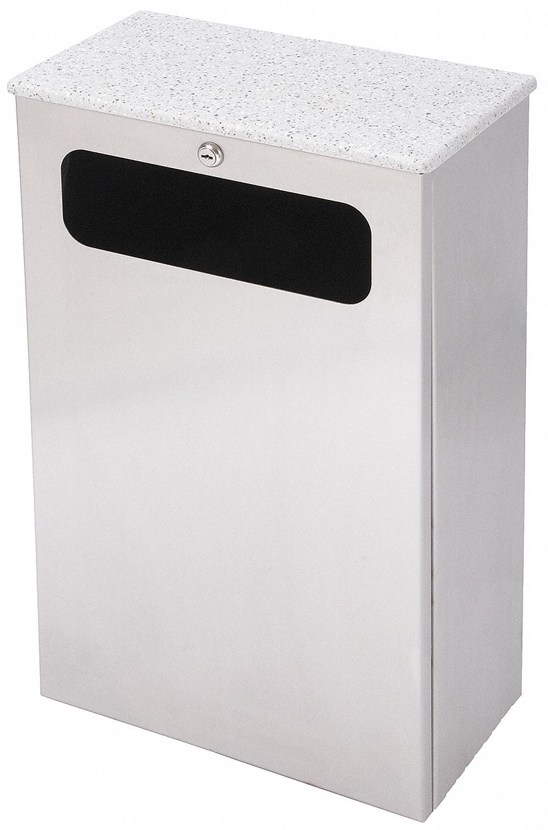 Waste Receptacle, LA Series, Moondust, 7 G
