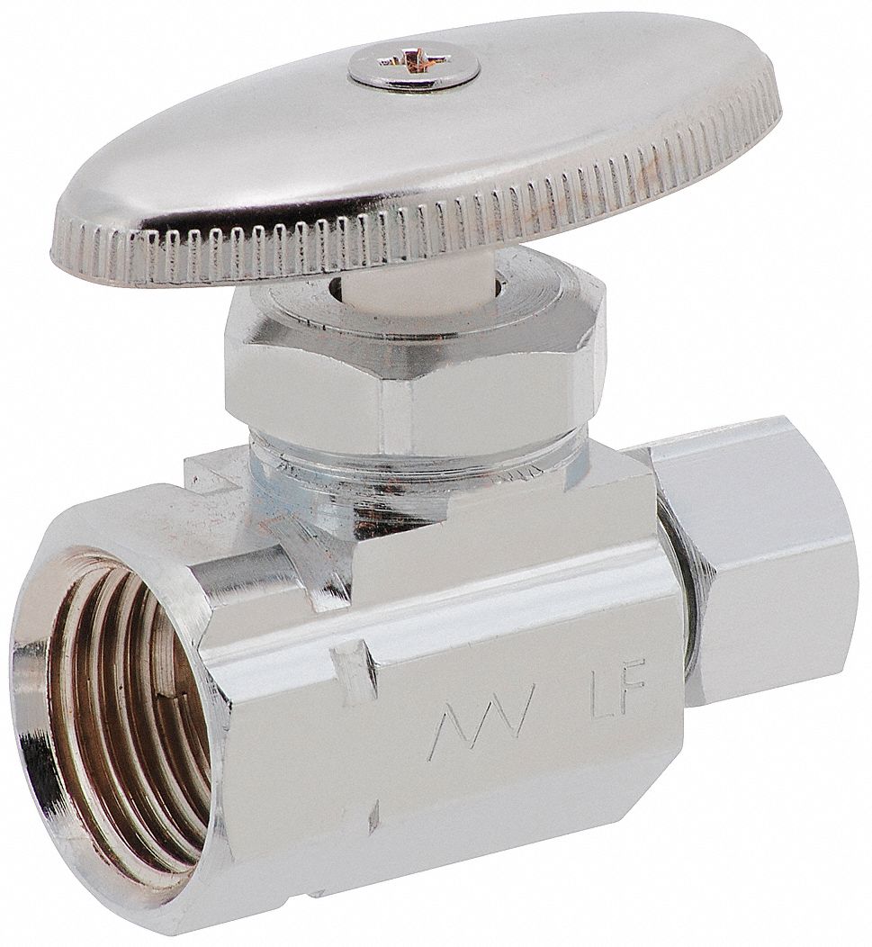Multi-Turn Stop, Straight, 1/2 Inx3/8 In