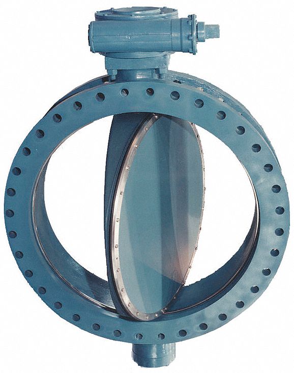 Butterfly Valve, Flanged, 6 In, Actuated, CI