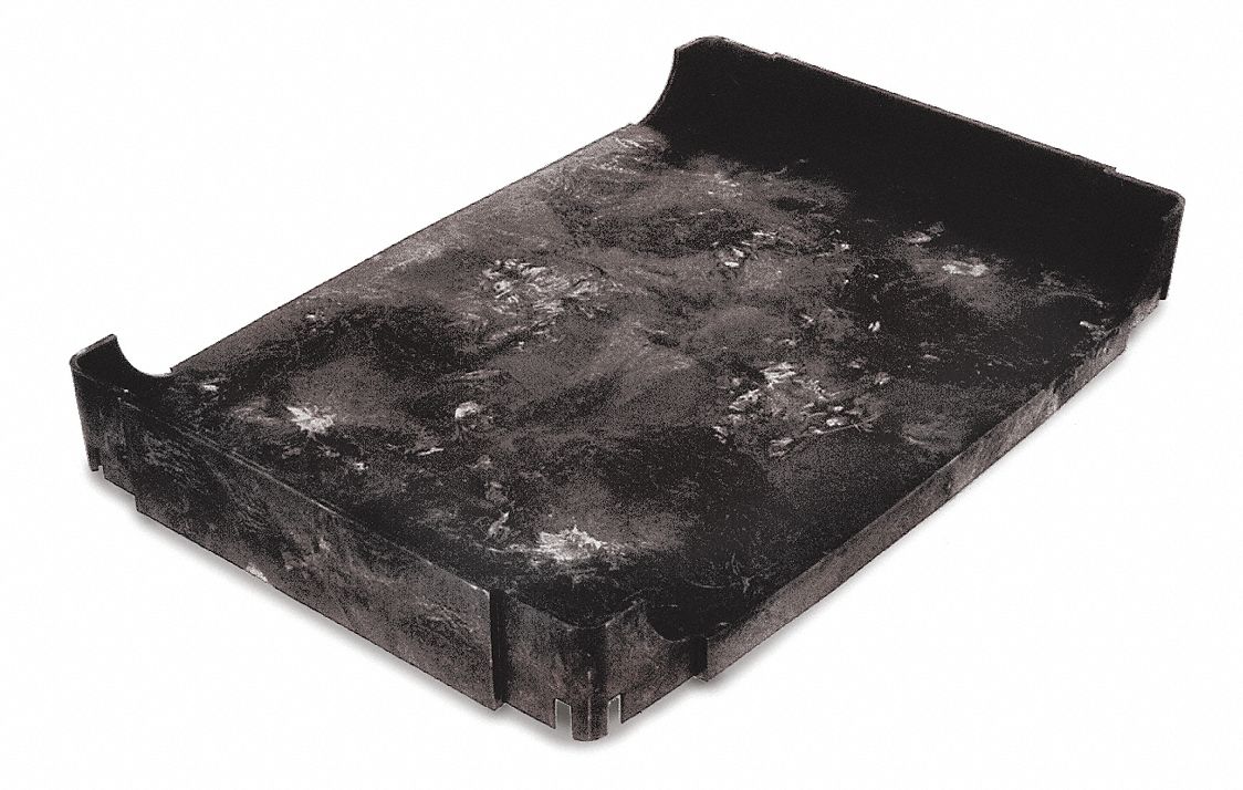 Flat Shelf, 400 lb., Black, 38 In. L
