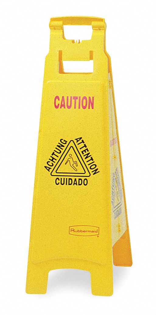 Sign, Floor, Caution