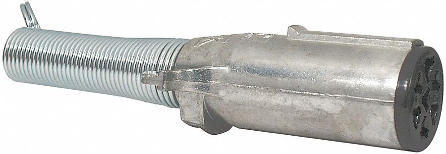 Six Way Plug, Male With Spring