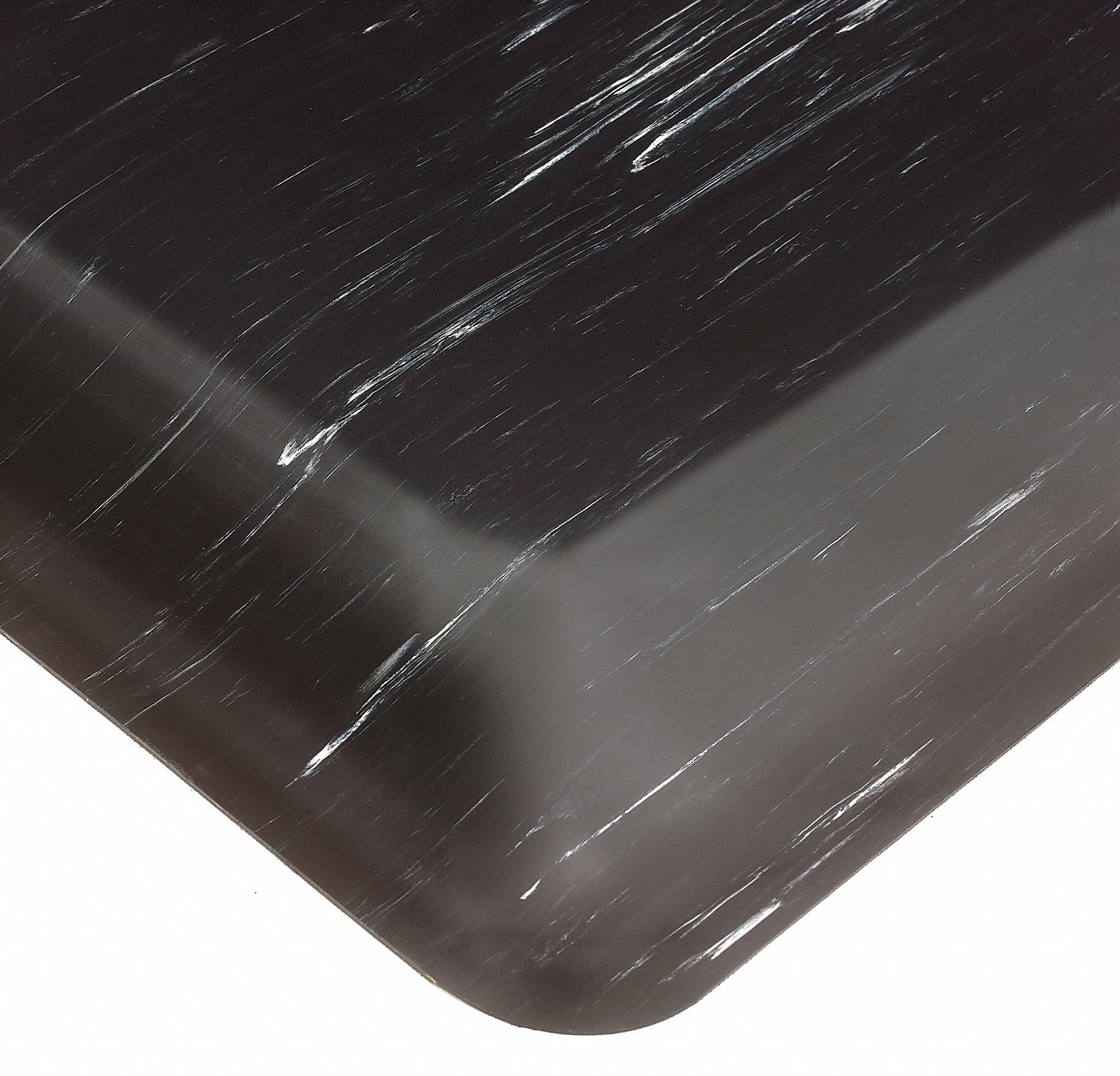 Anti-Fatigue Mat, PVC, Blk, 2 ft x 3 ft