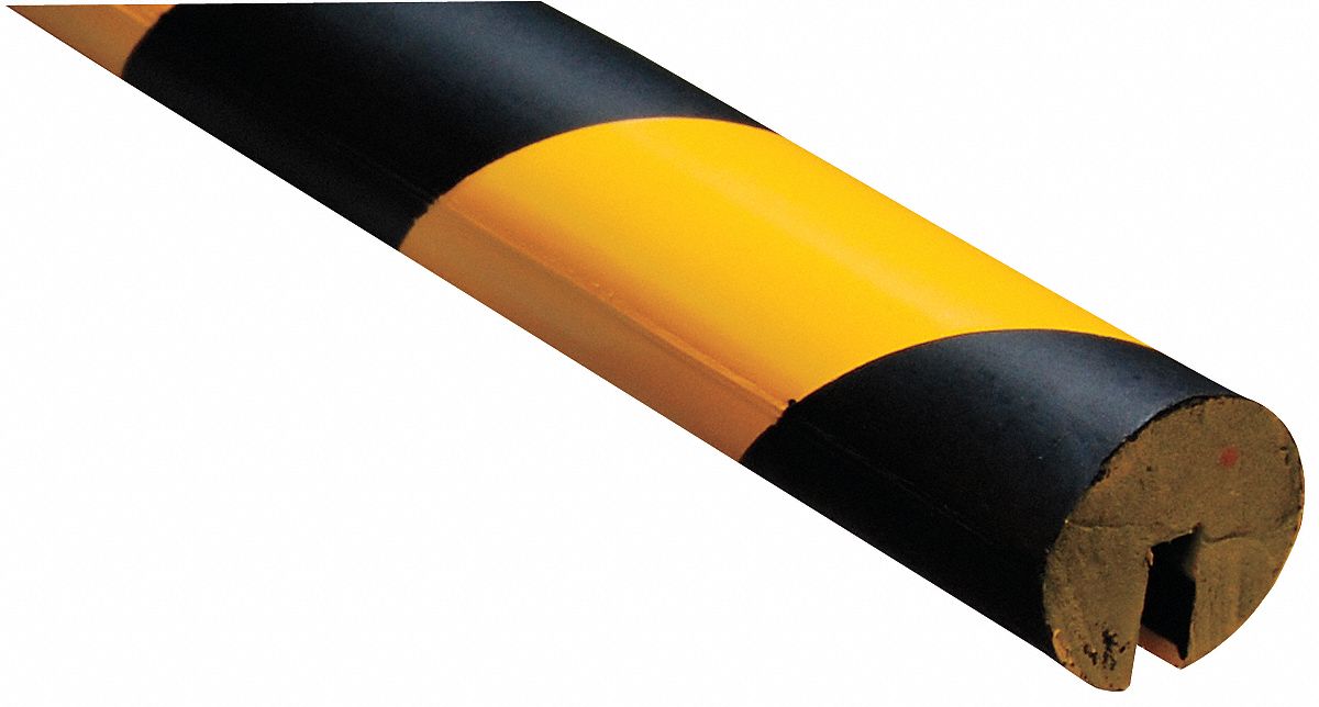 Corner Guard, OAH36In, 1 1/2In, Flex Poly
