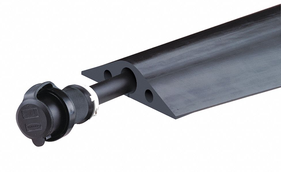 Cable/Hose Protector, 1 Channel, 5 ft.