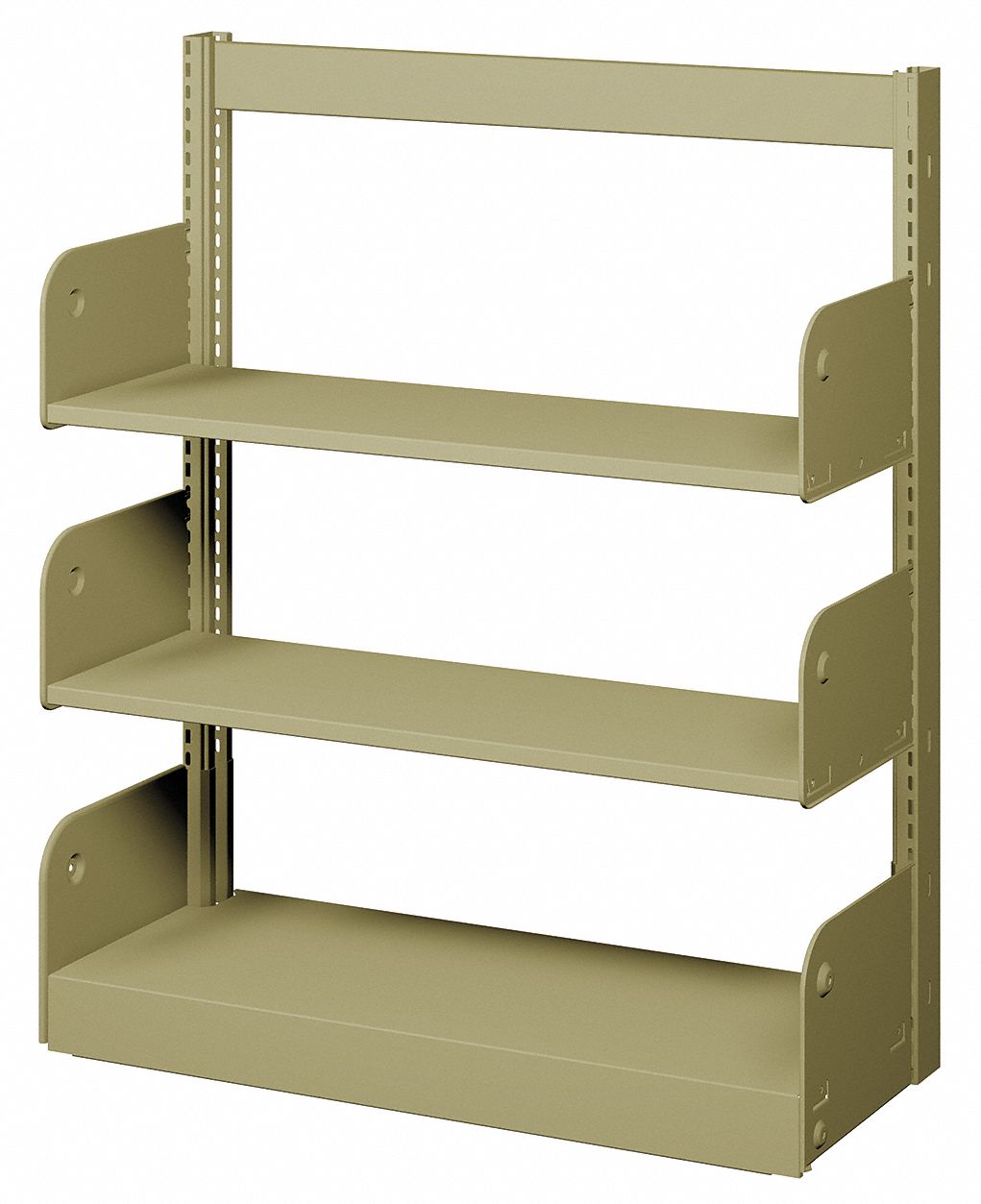 Flat Shelf, Single Face, 3 Shelves
