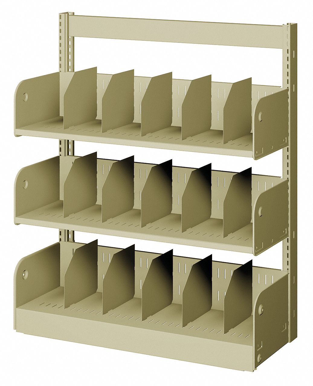 Divider Shelf, Single, 3 Shelves, 10 In