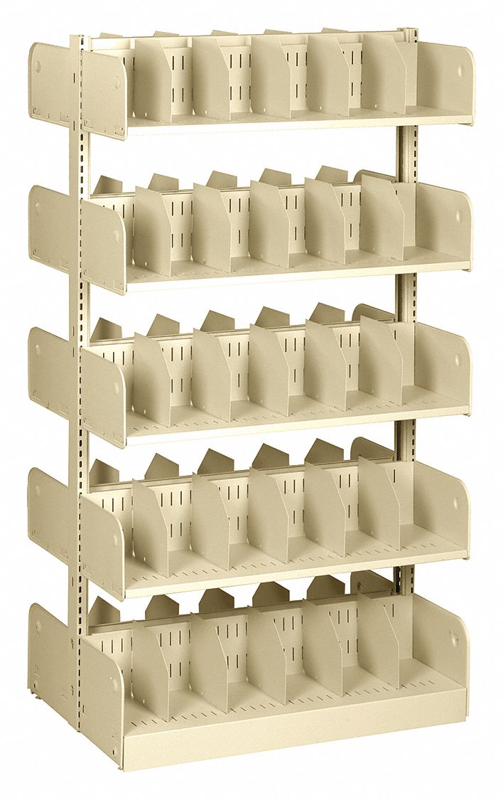 Divider Shelf, Double, 10. Shelves, 24 In
