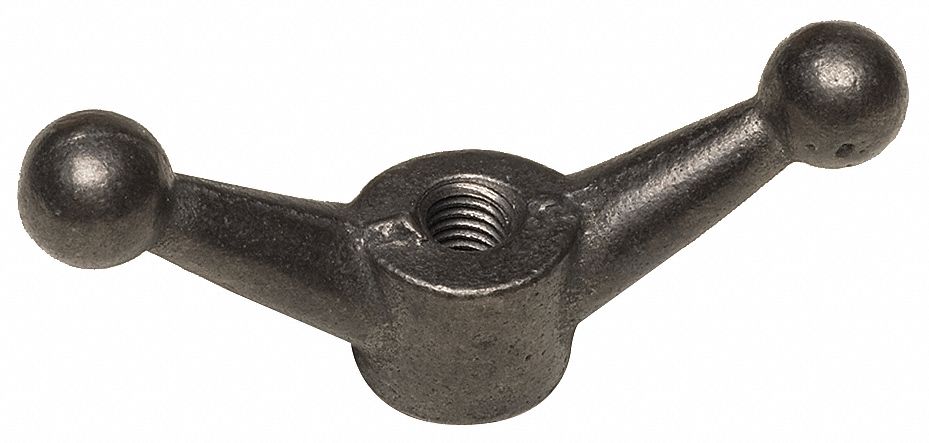 Wing Nut, Iron, 1/2-13 x 4-1/2 In, Pk 5