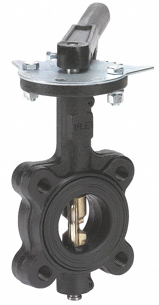 Butterfly Valve, Lug, Pipe Size 3 In