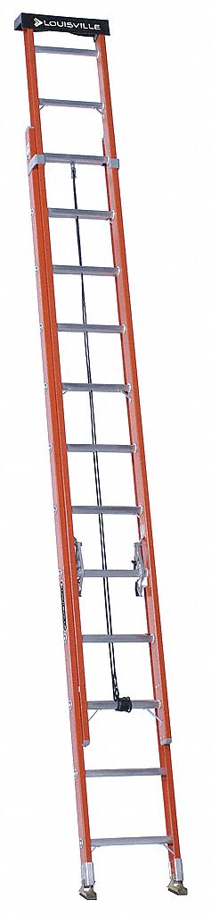Ext Ladder, Fiberglass, 24 ft., IA