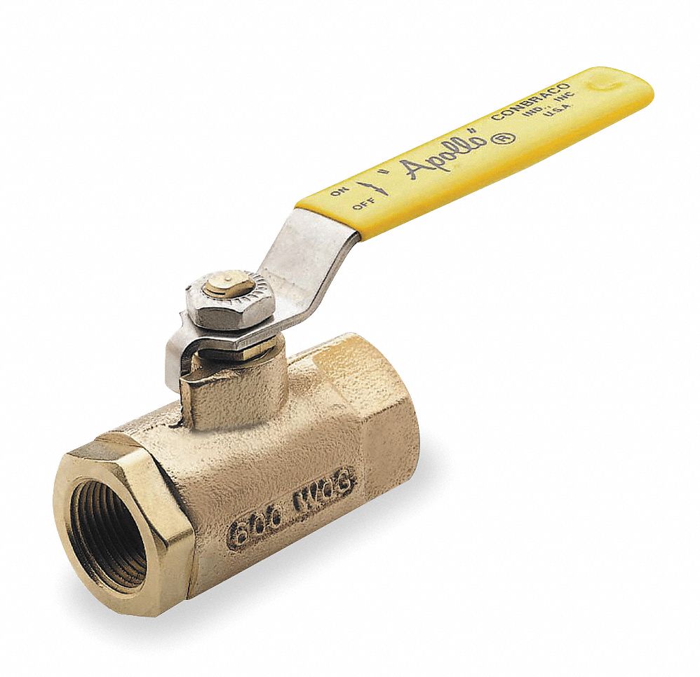 Ball Valve w/Steam Trim, 1/2 In NPT