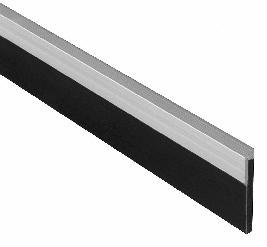 Weatherstrip, Closed Cell, Aluminum, 84 In