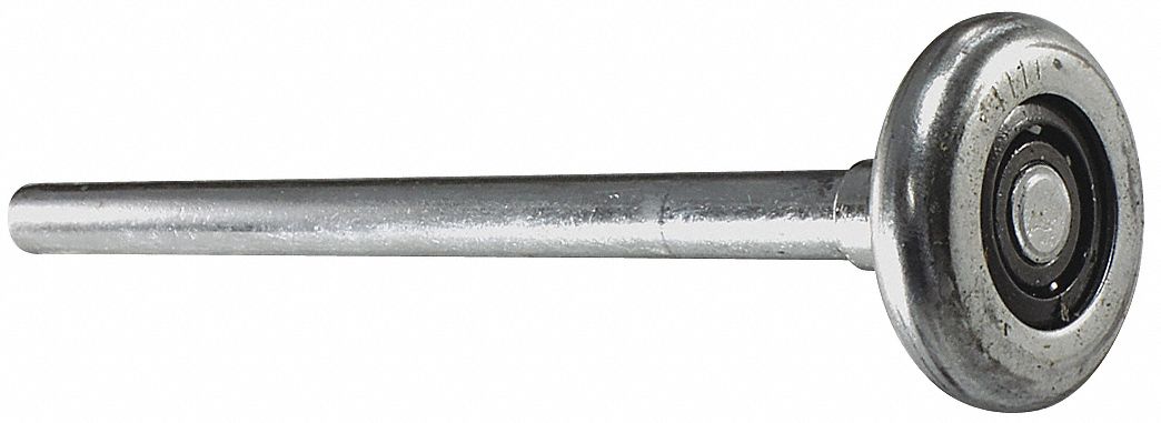 Door Roller, 9 In., Dia. 2 In., Pk 4