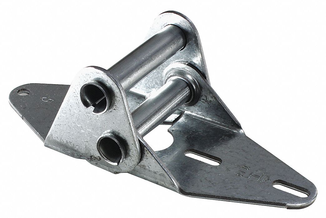 Garage Door Hinge, #5, Zinc, Pk 2