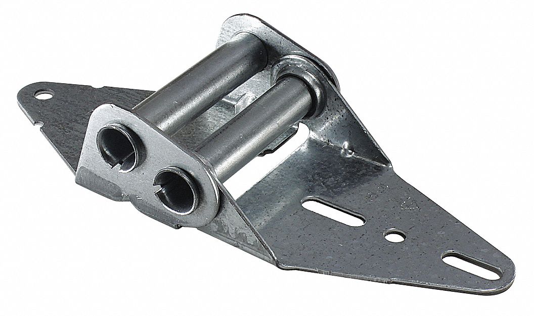 Garage Door Hinge, #2, Zinc, Pk 2