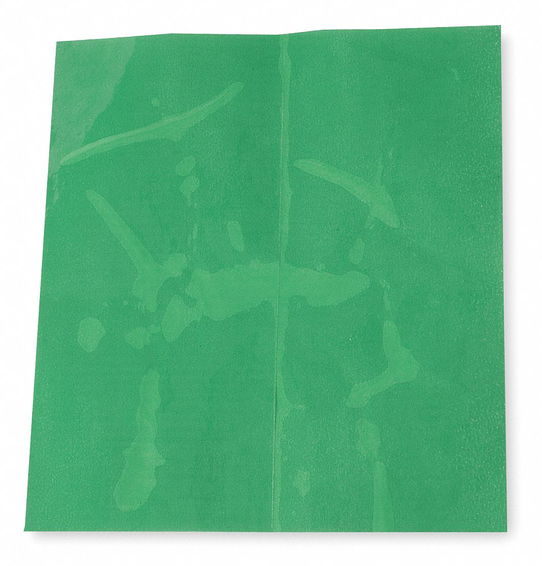 Label, Green, 10 In. H, 9 In. W