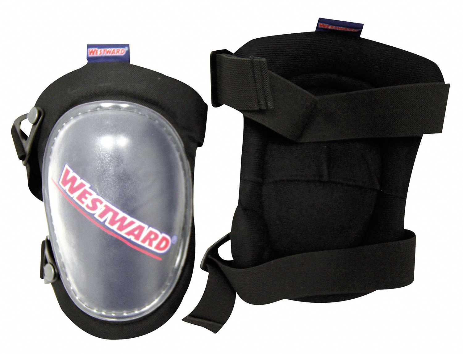Knee Pads, Swivel, Gel, EVA Foam, 1 Sz, 1PR