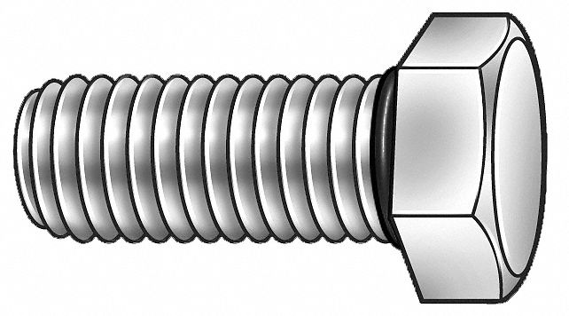 Hex Cap Screw, 3/8-16 x 1 1/2, PK 5