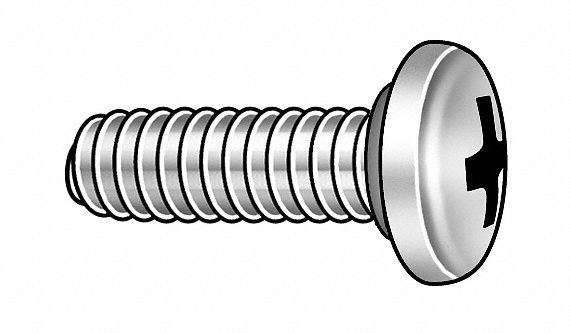 Self-Seal Scr, Pan, 1/4-20x1/2 L, PK5